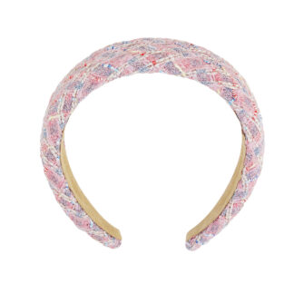 Hair band pattern - pink/blue